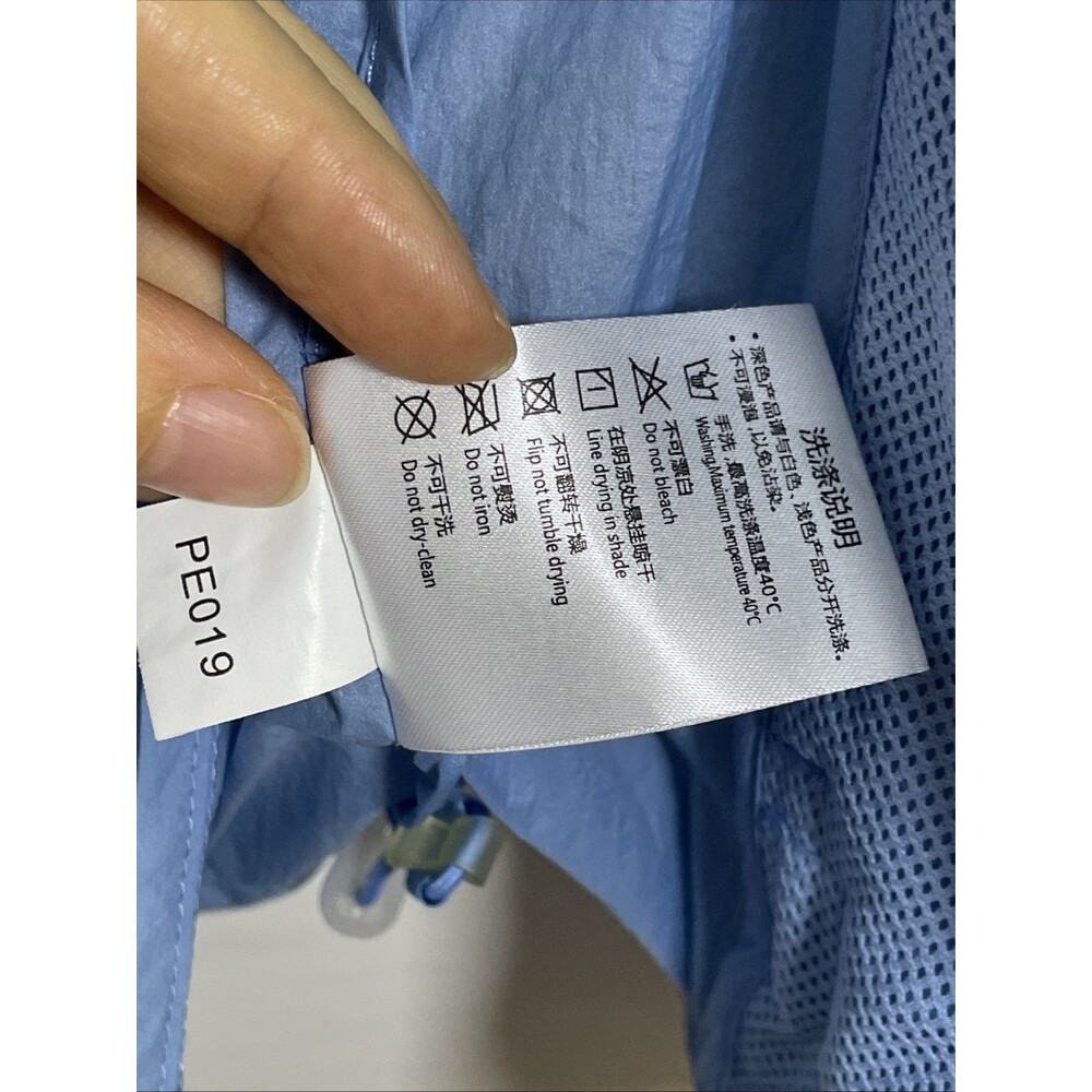 PELLIOT Womens Windbreaker Light Blue UPF 40+ Outdoors Size L (see measurements) - Picture 9 of 9